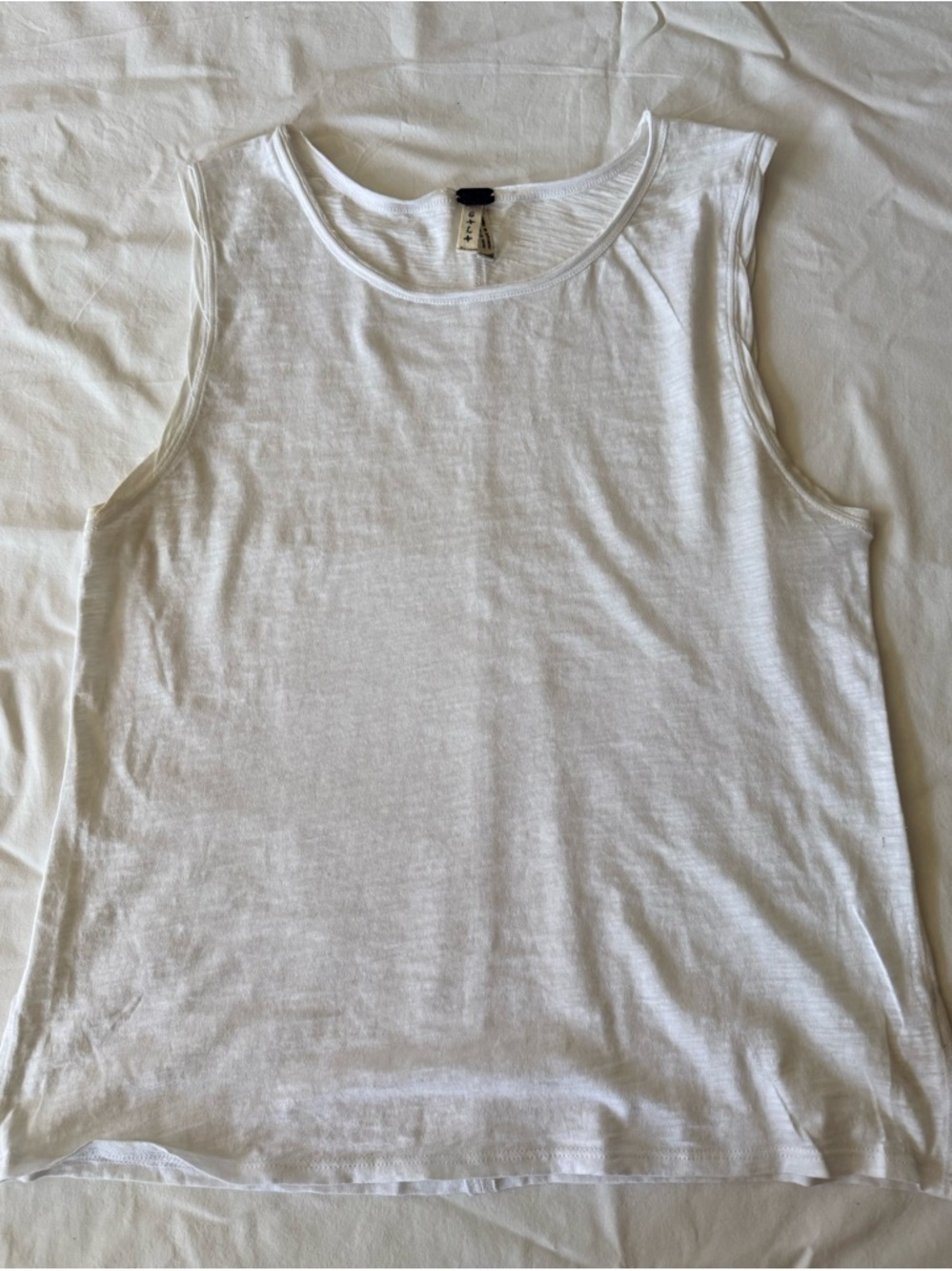 We The Free White Sleeveless Tee